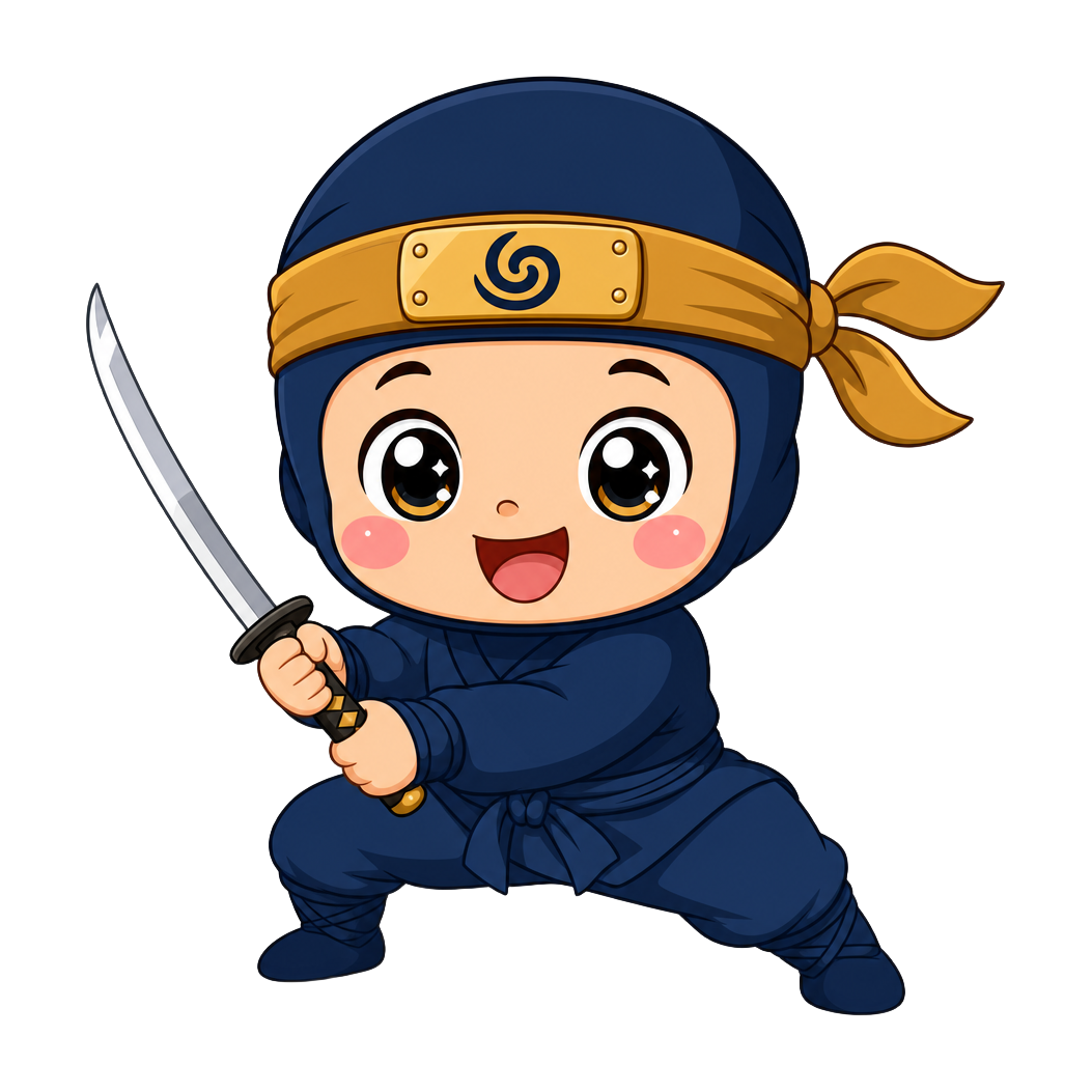 Rambo baby ninja logo